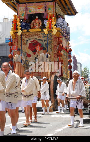 Gion Matsuri - est l'un des plus célèbres festivals japonais à Kyoto. Banque D'Images