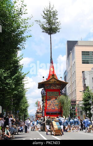 Gion Matsuri - est l'un des plus célèbres festivals japonais à Kyoto. Banque D'Images