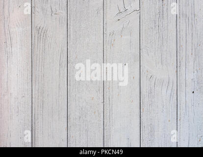 Peint en gris clair vintage des planches de texture de fond Banque D'Images