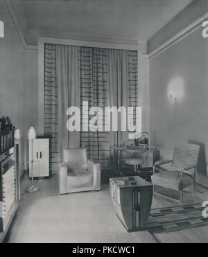 Chambre 'Sitting', 1933. Artiste : Inconnu. Banque D'Images