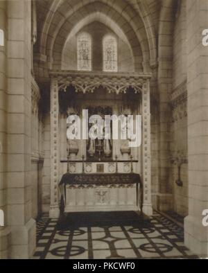 'Chapelle Sainte Croix, abbaye de Buckfast', fin du xixe ou début du xxe siècle. Artiste : Inconnu. Banque D'Images