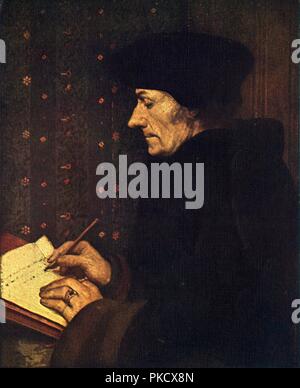 "Erasmus", 1523, (1909). Artiste : Hans Holbein le Jeune. Banque D'Images