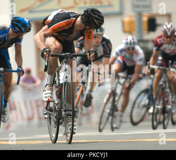 Les hommes pro courses sur le terrain, le samedi après-midi 06-02-07 à Arlington, Virginie, au cours de la 10e édition de la CSC Invitational. Banque D'Images