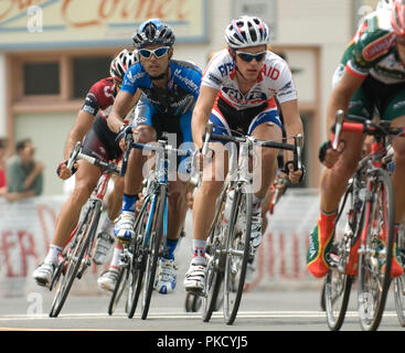 Les hommes pro courses sur le terrain, le samedi après-midi 06-02-07 à Arlington, Virginie, au cours de la 10e édition de la CSC Invitational. Banque D'Images