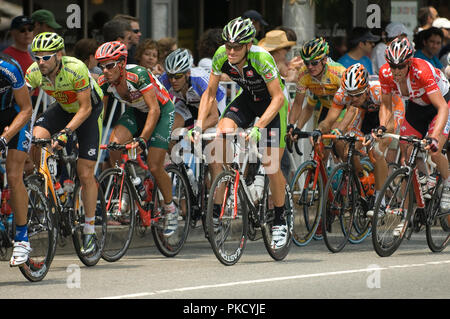 Les hommes pro courses sur le terrain, le samedi après-midi 06-02-07 à Arlington, Virginie, au cours de la 10e édition de la CSC Invitational. Banque D'Images