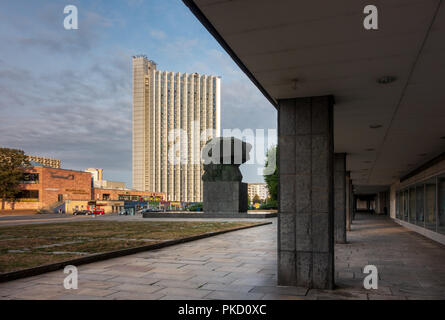 Karl Marx Monument à Chemnitz, Allemagne Banque D'Images