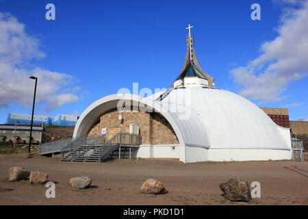 Iqaluit - Cathédrale St Judes aka - l'Igloo Church Banque D'Images