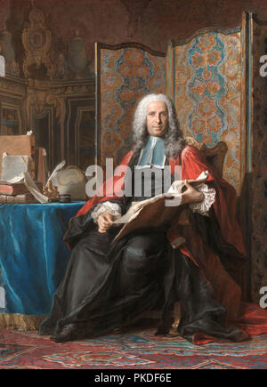 Gabriel Bernard de Rieux, (1687 - 1745) Gabriel Bernard, comte de Rieux, Baron et seigneur de Livinière, parlementaire français. Gabriel Bernard de Rieux par Maurice-Quentin de La Tour Banque D'Images