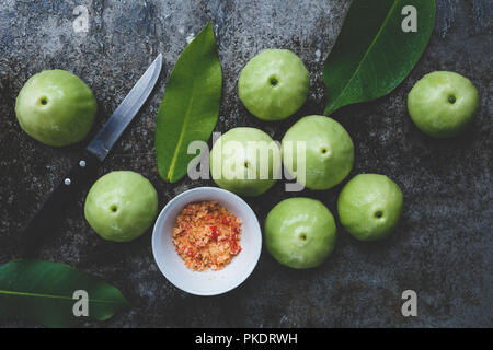 Mountaint vert frais fruits apple Banque D'Images