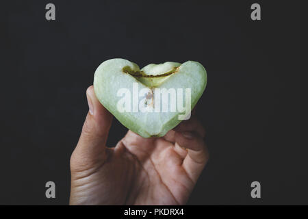 Mountaint vert frais fruits apple Banque D'Images