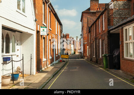 Après-midi d'été à Winchester, Hampshire, Angleterre. Banque D'Images