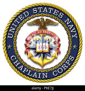 Joint de corps de l'aumônier de la Marine américaine Banque D'Images
