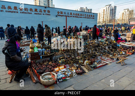 Marché d'antiquités de Panjiayuan, Beijing, Chine Banque D'Images