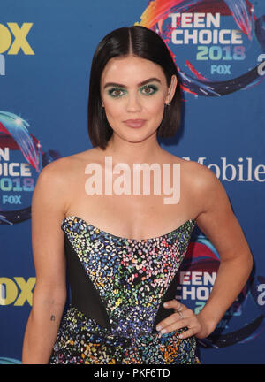 TEEN CHOICE 2018 comprend : Lucy Hale Où : Inglewood, California, United States Quand : 12 août 2018 Credit : FayesVision/WENN.com Banque D'Images