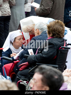 San Carlo Turin Piémont Masse carré du Pape Benoît XVI Banque D'Images