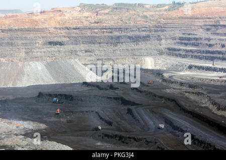 En mine à ciel ouvert Banque D'Images