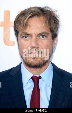 Michael Shannon assiste à la première de 'ce qu'ils ont dit pendant le 43e Festival International du Film de Toronto, tiff, au Roy Thomson Hall à Toronto, Canada, le 12 septembre 2018. Dans le monde d'utilisation | Banque D'Images