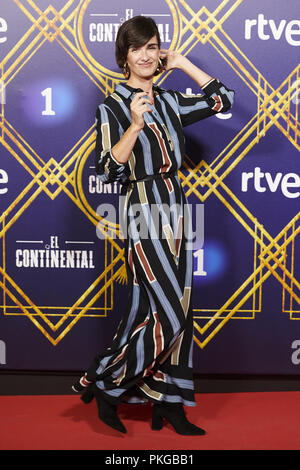 Madrid, Espagne. 13 Sep, 2018. Paz Vega participe à 'El Petit' Premiere Callao au cinéma le 13 septembre 2018 à Madrid, Espagne Crédit : Jack Abuin/ZUMA/Alamy Fil Live News Banque D'Images