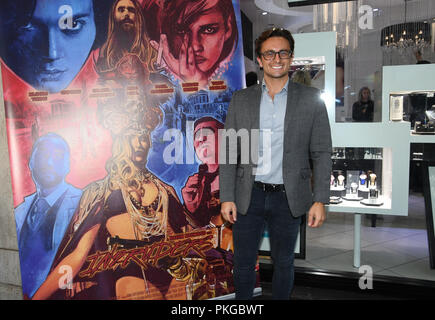 Londres, Royaume-Uni, 13 septembre 2018. Johny Pach arrive à Tresor Paris En2ruders - lancer au Tresor Paris, 7 Greville street, Hatton Garden, London, UK 13 septembre 2018. Credit Photo : Alamy/Capital Live News Banque D'Images