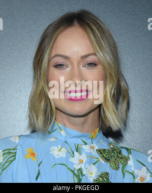 Hollywood, Californie, USA. 13 Sep, 2018. Olivia Wilde arrive pour la première du film 'La vie elle-même" au Cinerama Dome Theatre. Credit : Lisa O'Connor/ZUMA/Alamy Fil Live News Banque D'Images