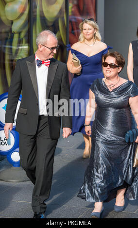 Paris, 26 mai 2017. Guest stars and stripes arborant un noeud papillon pour le dîner de la Fondation Sir Tom Hunter, Édimbourg EICC. Banque D'Images