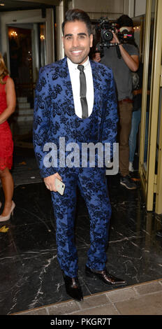 La photo doit être crédité ©Presse Alpha 078237 10/09/2018 Dr Singh Ranj au TV Choice Awards 2018 tenue à l'Hôtel Dorchester à Londres Banque D'Images