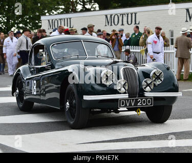 Chris Keith-Lucas, Jaguar XK120 FHC, Fordwater Trophy, route allant des voitures de sport et GT, pré-1955, Goodwood Revival 2018, septembre 2018, automobiles, ca Banque D'Images