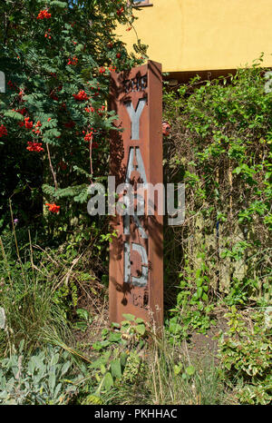 La Cour ou le bas Self-Build Ashley Community un éco-village de St.Werburghs, Bristol, Royaume-Uni. Banque D'Images