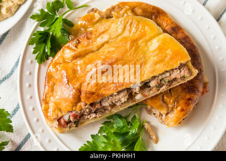 L'agneau et de tomates maison Arayes d'hummus Pita Banque D'Images