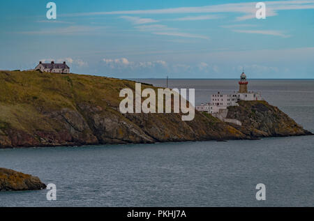 L'Irlande Dublin Howth Phare Baily Banque D'Images