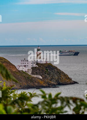 L'Irlande Dublin Howth Phare Baily Banque D'Images