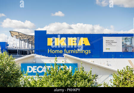 Un magasin de meubles IKEA Home à Southampton, England, UK Banque D'Images