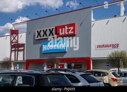 XXXLutz Furniture Store, République tchèque Banque D'Images