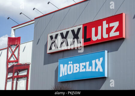 XXXLutz Furniture Store, République tchèque Banque D'Images