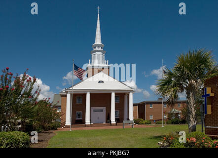 Première église baptiste North Myrtle Beach en Caroline du Sud USA Banque D'Images