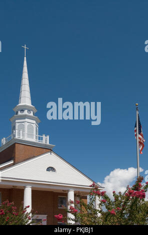 Première église baptiste North Myrtle Beach en Caroline du Sud USA Banque D'Images