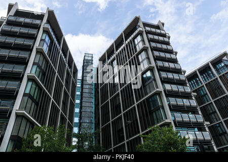 Un Hyde Park Appartements de luxe à Knightsbridge, Londres Angleterre Royaume-Uni UK Banque D'Images