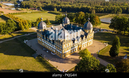 Haus Seehof château, Memmelsdorf, Haute-Franconie, Bavière, Allemagne, Banque D'Images