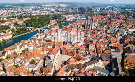 Regensburg, Bavière, Allemagne Banque D'Images