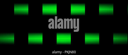 Abstract réfléchissant lumineux vert brillant motif de lignes. Fond à rayures pour la conception web, couvercles, flyers, cartes de vœux, tissu Banque D'Images