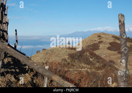 Kalinchowk, voyage au Népal Banque D'Images