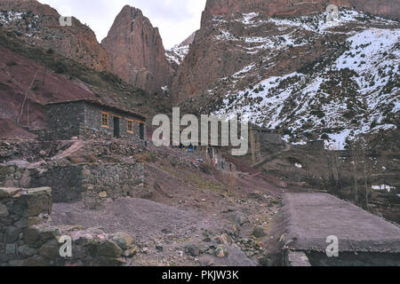 Village de Taghia Haut Atlas Banque D'Images