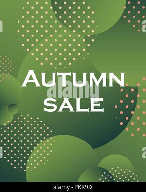 Automne arrière-plan géométrique unique avec gradient de formes. L'abstract background est adapté pour les produits typographiques, web-design, et la décoration de l'o Illustration de Vecteur