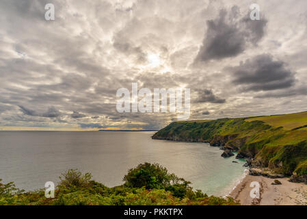 Lantic Bay, Cornwall, England, UK Banque D'Images