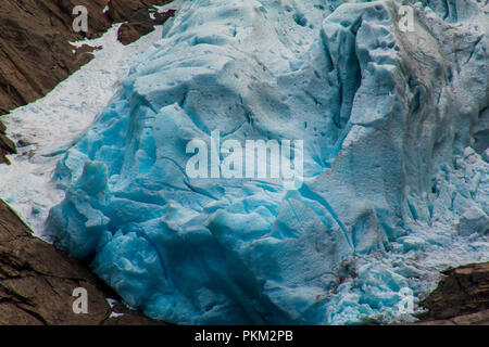 Une belle vue sur ces glaciers massice Banque D'Images