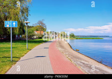 Le Nida resort près de Klaipeda à Neringa sur l'isthme de Courlande en mer Baltique en Lituanie. Banque D'Images