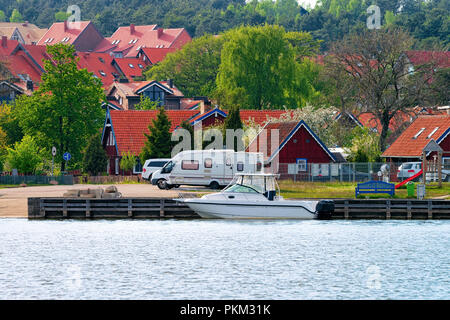 Le Nida resort town à Klaipeda à Neringa sur l'isthme de Courlande et la mer Baltique, en Lituanie. Banque D'Images