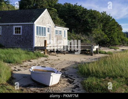 Bateau et barque, Chatham, Cape Cod, Massachusetts, USA Banque D'Images