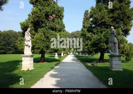 Querini Park dans la ville de Vicenza, Italie Banque D'Images