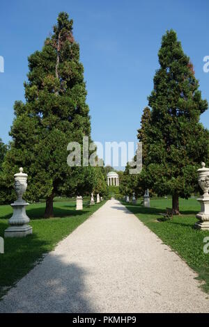 Querini Park dans la ville de Vicenza, Italie Banque D'Images